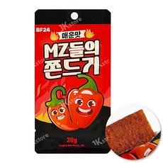 MZ들의 쫀드기 매운맛 마라 쫀디기 중국간식 안주 주전부리, 3개, 26g