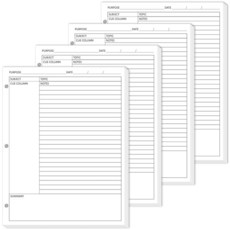 Gisgfim 200 Sheets Cornell Notes Loose Leaf Paper Notebook Taking System Filler Paper 8.5x11 Inch, Gisgfim 200 Sheets Cornell Not