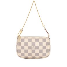 루이 비통 중고 2011 다미에 아주르 미니 포쉐트 악세수아 핸드백