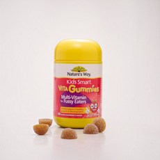 Nature's Way Kids Smart 佳思敏兒童軟糖 綜合維他命 挑食軟糖, 1個, 綜合維他命+挑食軟糖 60粒