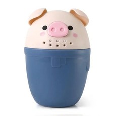 어린이 샴푸 컵 샴푸 상어 컵 인치/16cm 아기 만화 목욕 특종 샴푸 샤워 귀여운 신, 흰색