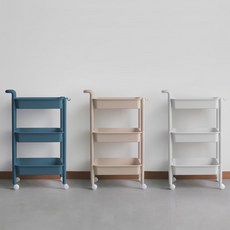 다용도 핸드 선반 이동식 욕실 주방 거실 베란다, 모노톤 핸드무빙카트(4단블루), 모노톤 핸드무빙카트(4단블루)