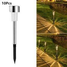 태양 정원 야외 전원 램프 방수 풍경 마당 잔디 장식, 1개, 1. Warm light