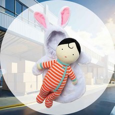 토끼옷 아기인형 38cm 동생인형 아기돌보기 병원놀이 애착인형 장난감 여아선물