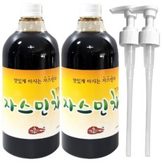 홍치마 대용량 자스민차 원액 중국집 중식당 음료 고농축 액상차 다홍치마 1000ml (물병 X), 2개, 1개입, 1L
