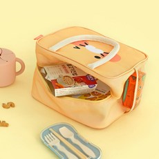 춘식이 보냉백 쿨러백 도시락 가방, 3L, 혼합