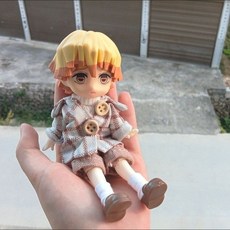 我妻善逸 OB11 尺寸 關節可動 人偶 附服裝組, 1個, 我妻善逸偵探服 三張臉,24小時髮齣 髮貨前都會仔細檢查保證質量