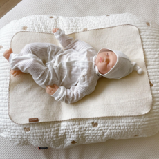 제이앤제나 유아 아기 태열방지 전체시트, 1개, 촘촘인견_내츄럴