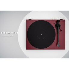 Pro-Ject Debut EVO 2 平光酒紅色黑膠唱盤：限量升級霧面壓克力轉盤，經典設計，操作簡單，提供純淨音質，適合黑膠新手入門