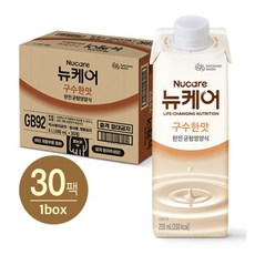 뉴케어 정품 구수한맛 완전균형영양식, 200ml, 30개