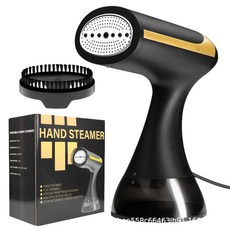 批發代發蒸汽掛燙機熨燙機蒸汽熨斗家用迷你多功能手持電熨, 國內可用(110V), 黑色金邊