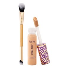 Tarte 쉐이프 테이프 컨실러 브러시 - 눈 밑 다크 서클 홍조 변색 즉각적인 풀 커버 비건 크루얼티 프리 사이즈 N 페어 뉴트럴, 29N 라이트-미디엄