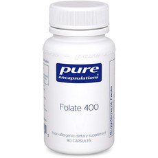 Pure Encapsulations 葉酸400無麩質膠囊, 90顆, 1罐