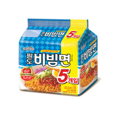 팔도 비빔면 130g(5입), 5개