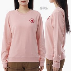 피엘라벤 1960 로고 뱃지 오가닉 코튼 여성 크루넥 스웨터 302