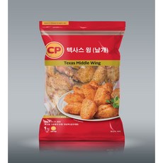 [후추향 치킨윙] 텍사스 미들윙 1kg 윙(날개)| 오븐에 구운 닭날개, 1개