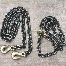 國標錳鋼鏈條起重吊鉤 雙鉤鏈條 吊裝鏈 捆綁鏈