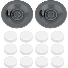 닌자 럭셔리 커피 머신 실리콘 54mm2.13인치 에스프레소 백플러시 디스크 태블릿과 호환되는 푸카이수 2pcs 클리닝 및 12pcs 태블릿