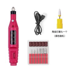 발톱스케일링 제거 손톱정리기 셀프, G. 레드USB세라믹팁충전식