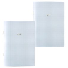 잇쇼니 노트 B6 그리드, 화이트, 2개