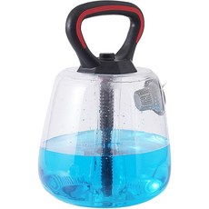 무게조절 워터 케틀벨 홈 트레이닝 헬스장 소도구, 1개, 6kg, 투명