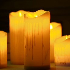 전자양초 LED 캔들 7.5x20