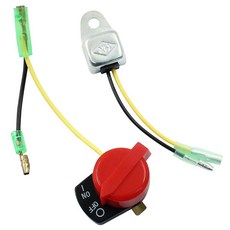 [ 1154740 ] 본시코키 혼다 GX120 GX160 GX200 GX240 GX270 GX340 GX390과 호환되는 온·오프 엔진 스톱 스위치 로우 오일 센서 2팩, 엔진 정지 스위치 - 2개 팩