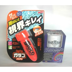 SOFT99 鐵甲武士玻璃重垢歸零膏《台北慶徽含稅附發票》gla'co 免乾燥免雨刷, 1個, 歸零膏 + SOFT99 C315 免乾