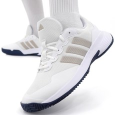 아디다스 남성 테니스화 올코트용 통기성 좋은 메쉬 코트화 하드코트 클레이코트 모든 코트용 테니스 운동화 가성비 입문 연습 훈련화 쿠셔닝 테니스 신발 랠리 배드민턴 운동화
