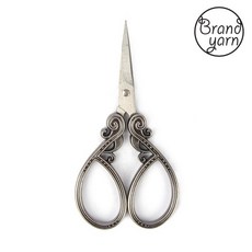 브랜드얀 감성 쁘띠크 가위 11cm, 엔틱, 1개