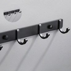 다용도 무타공 부착식 후크걸이 현관 마스크걸이 4구lov2+1rLQ