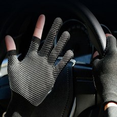 민또 엄지 검지 오픈 장갑 안전장갑, 그레이