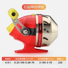 皓頓 紅仙甲 封閉輪 4.0:1 捲線器, 紅仙甲,右手型