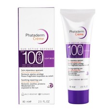 선크림 자외선 차단 SPF100+ PA+++ 매우 높은 보호력으로 민감한 피부를 진정시키고 회복시켜 주는 케어, 1개, 80ml