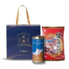 【東大興】東港傳承禮盒 (旗魚筋肉-8入裝 純旗魚鬆220g/罐), 1個