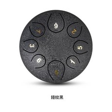 15音D調空靈鼓 鋼舌鼓, 6寸8音黑色 全套配件, 1套, KL - LG01