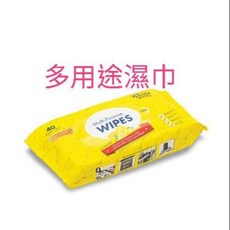科士威多用途濕巾，獨立包裝，溫和不刺激，隨時保持清潔衛生, 1個, 40