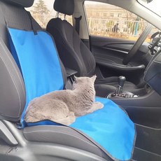 기능이 있는 고양이와 사용 적합합니다. 기능이 있어 얼룩 차량용 앞좌석과 쿠션입니다. 강아, H. 블루 조수석 방수