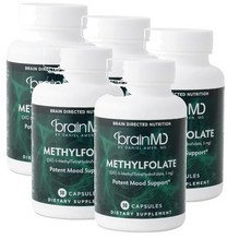 브레인엠디 메틸 폴레이트 엽산 5mg 캡슐 BRAINMD MethylFolate, 5개, 30정
