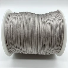 중국 매듭용 나일론 코드 실 마크라메 코드 팔찌 꼰 끈 DIY 술 샴발라 밧줄용 구슬 장식 10 야드/로트 1mm, 08 10