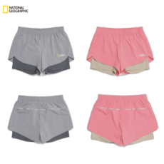 내셔널지오그래픽 여성 래쉬가드 반바지 하의 레이어드 보드숏