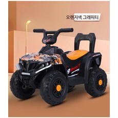 4륜전동차 해변 오프로드 초대형 전기차 리모컨 조종 전동카트 승용완구, 1개, 전동 오렌지 도요새 해변차 큰 배터리 리모컨