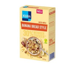 Kölln 퀠린 뮤즐리 바나나 브레드 스타일 30% less sugar 400g