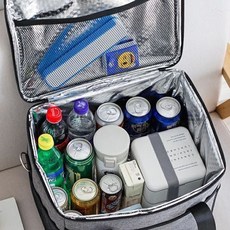 보온보냉가방 아이스 쿨러백, 25L, 그레이