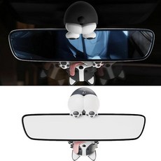 백미러 걸이 액세서리 귀엽고 재미있는 그네 강아지 걸이 장식 공기 청정제 포함 자동차 장식 내부 거울 장식품 액세서리(YL), Yl