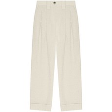 가니 미드라이즈 스트레이트 테일러드 팬츠