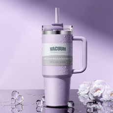 Ait 대용량 1.2 L보온 보냉 빙바컵 텀블러, 2개, 1.2L, 보라