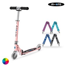 마이크로킥보드_스프라이트 LED 유아 어린이 두발킥보드, 실버(오리지날), 1개