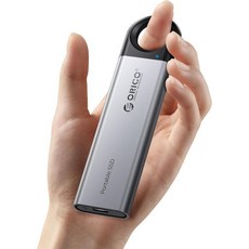 ORICO 2TB 휴대용 SSD 최대 460MB/s 속도 외장 솔리드 스테이트 드라이브 걸이식 후크 디자인 플러그 앤 플레이 USB-C & A 2-in-1 케이블 타입, C5, 512GB