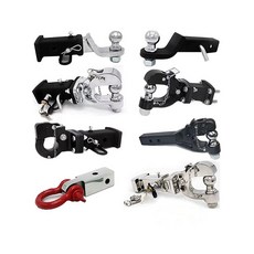 모하비 호환 견인장치 유럽식 장치 큐브랙 오토학 견인 트레일러, 1개, 분체 도장 호랑이 머리 3개